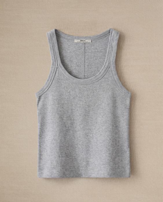 PLAIN COTTON TANK TOP