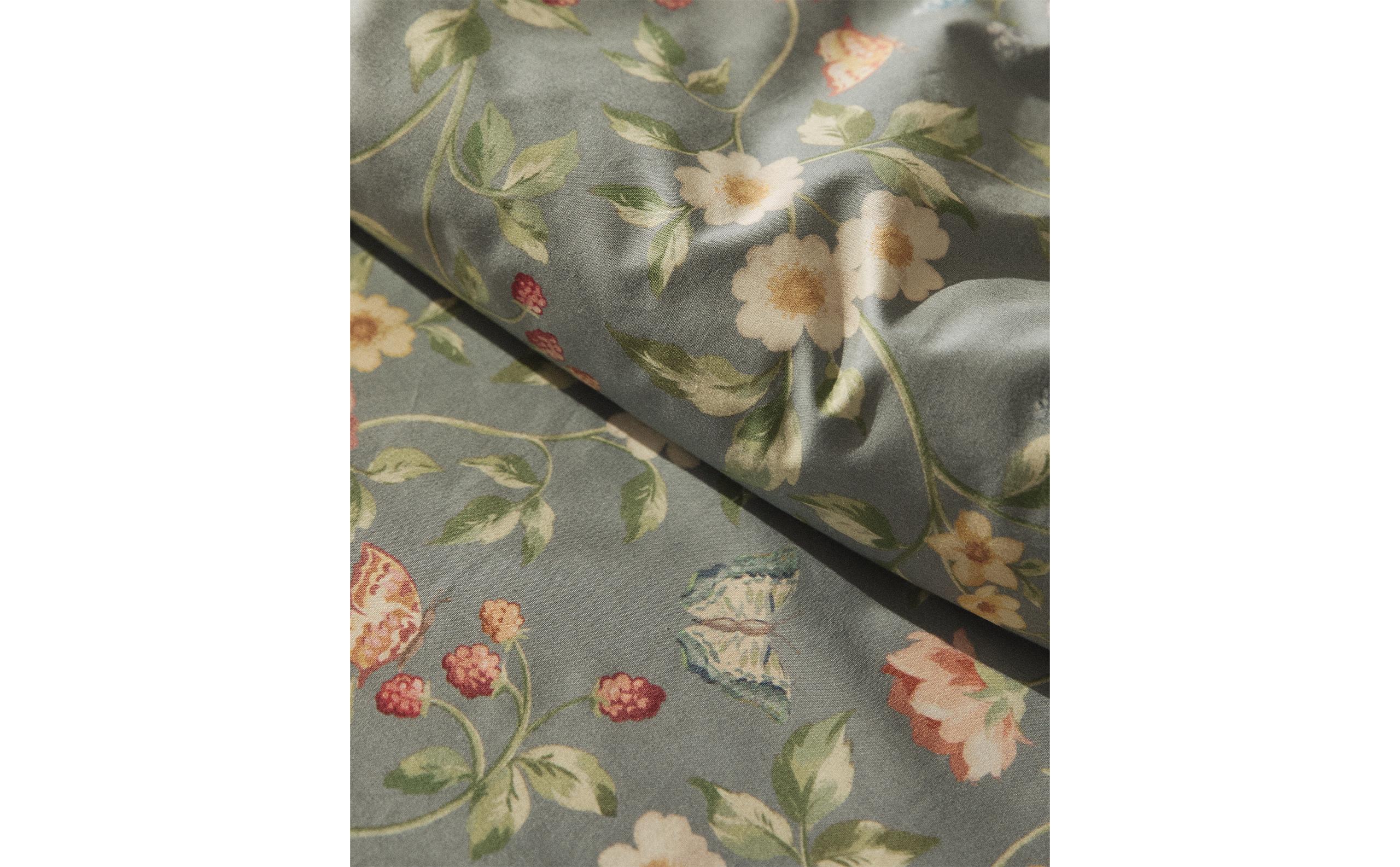 FLORAL PRINT DUVET COVER