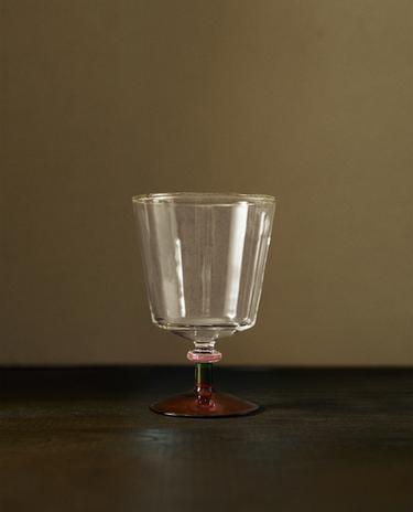 BOROSILICATE GLASS WITH COLOURED STEM