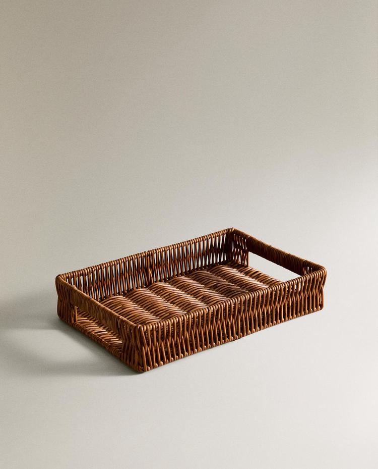CESTA RECTANGULAR PLÁSTICO RECICLADO