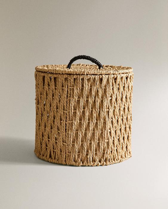 ROUND BASKET WITH LID