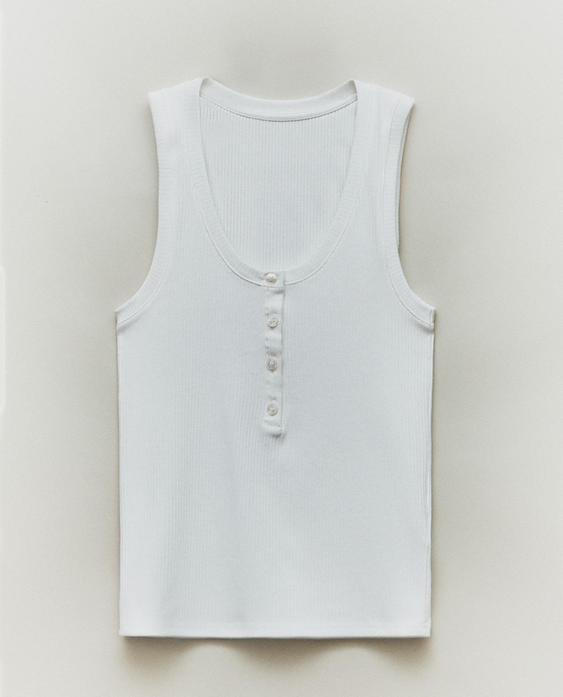 TOP BRETELLES BOUTONS