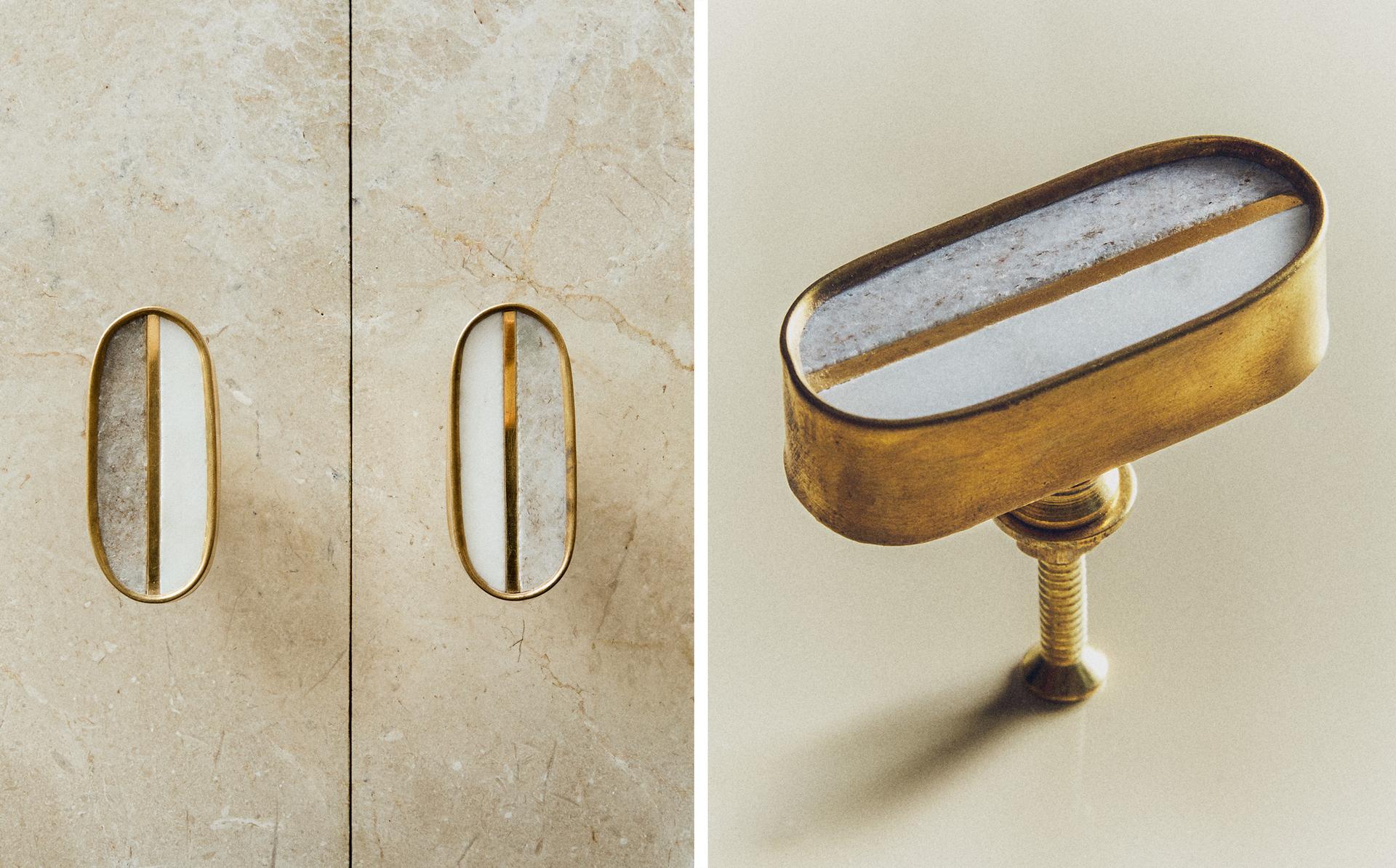 طقم مقابض متباينة رخام (طقم 2 قطعة) طقم مقابض متباينة رخام (طقم 2 قطعة)