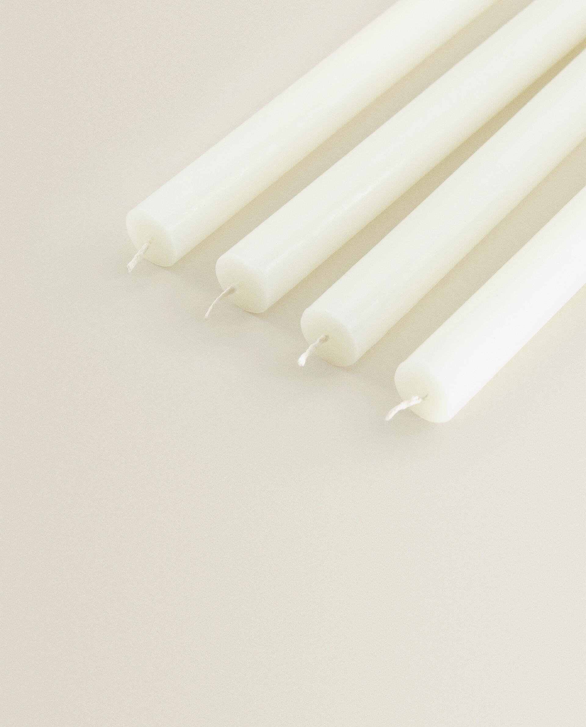 PACK OF LONG DECORATIVE CYLINDRICAL CANDLES (PACK OF 4) product thumbnail 20