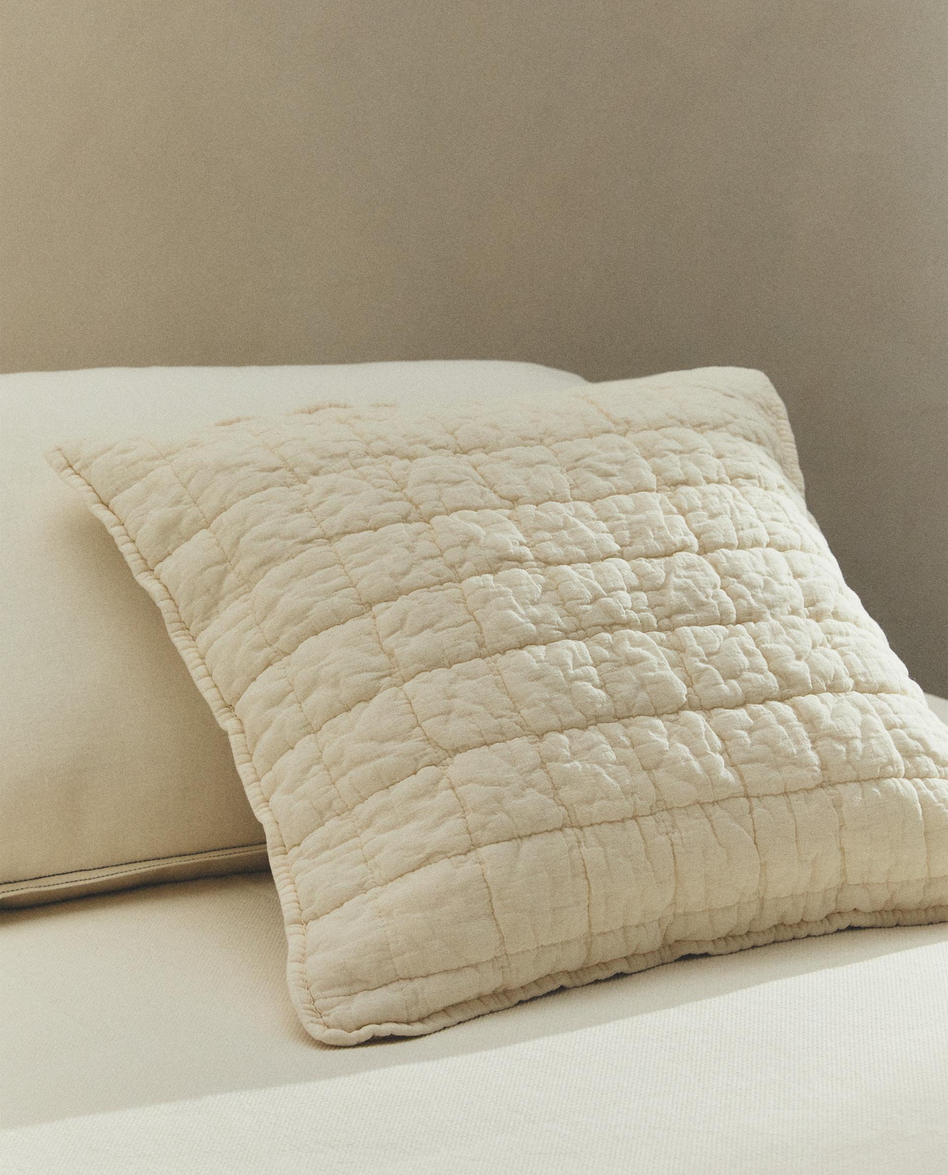 ZARA HOME 掛け布団カバー220X220cm クッションカバー2枚 チェック柄 掛け布団 クッションカバー | Zara Home 日本/Japan