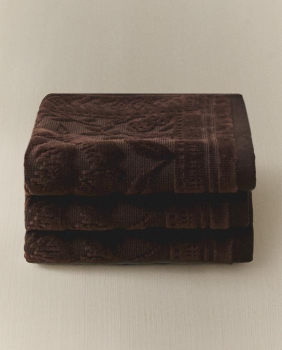 PACK JACQUARD-VELOURS-HANDTÜCHER (3ER-PACK) PACK JACQUARD-VELOURS-HANDTÜCHER (3ER-PACK)