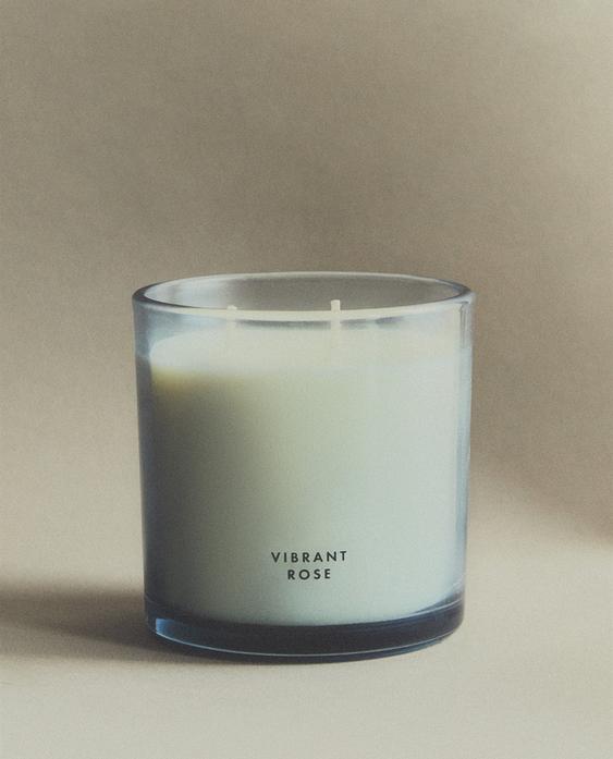 (400 G) VIBRANT ROSE SCENTED CANDLE