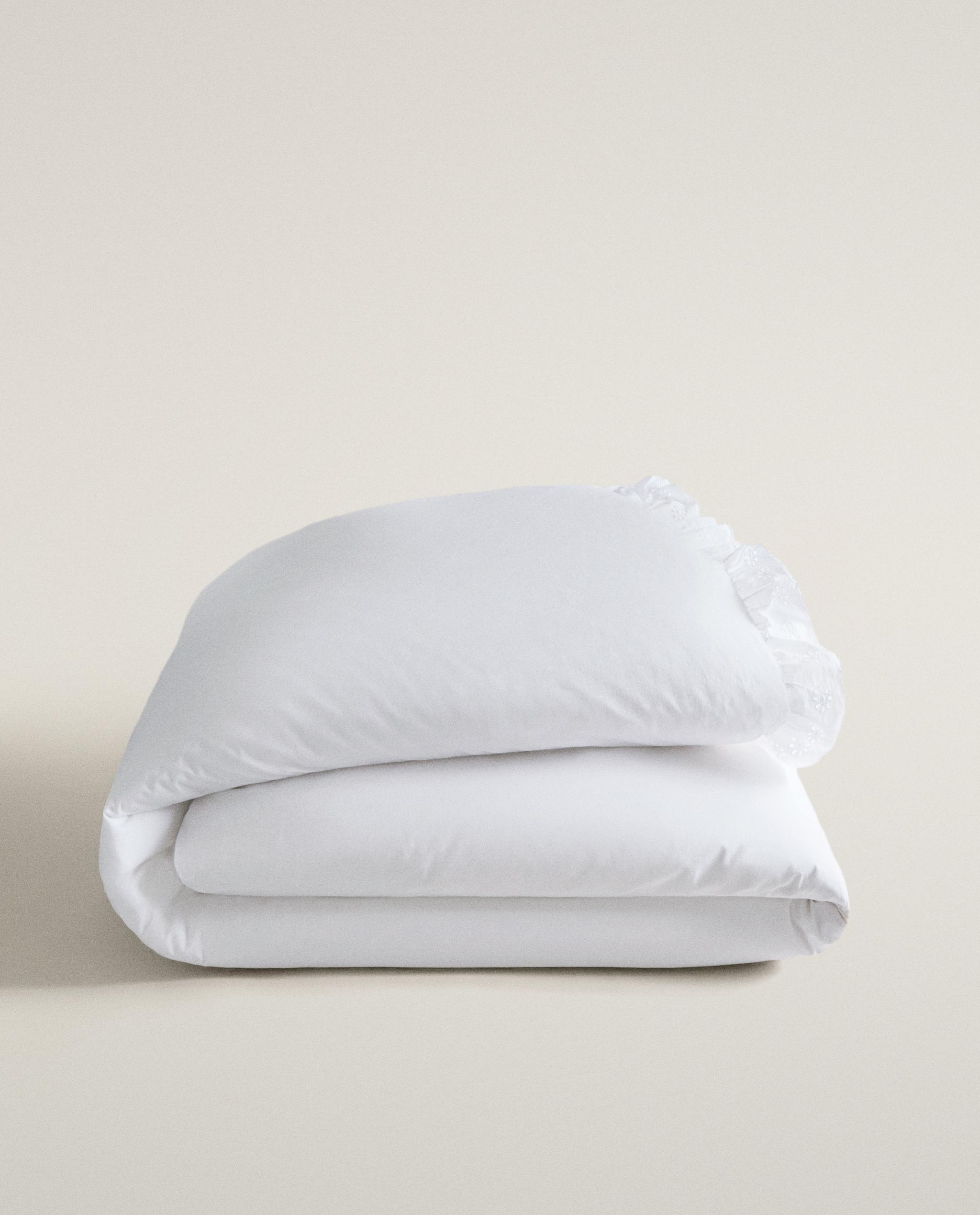 RUFFLED COTTON DUVET COVER product thumbnail 10