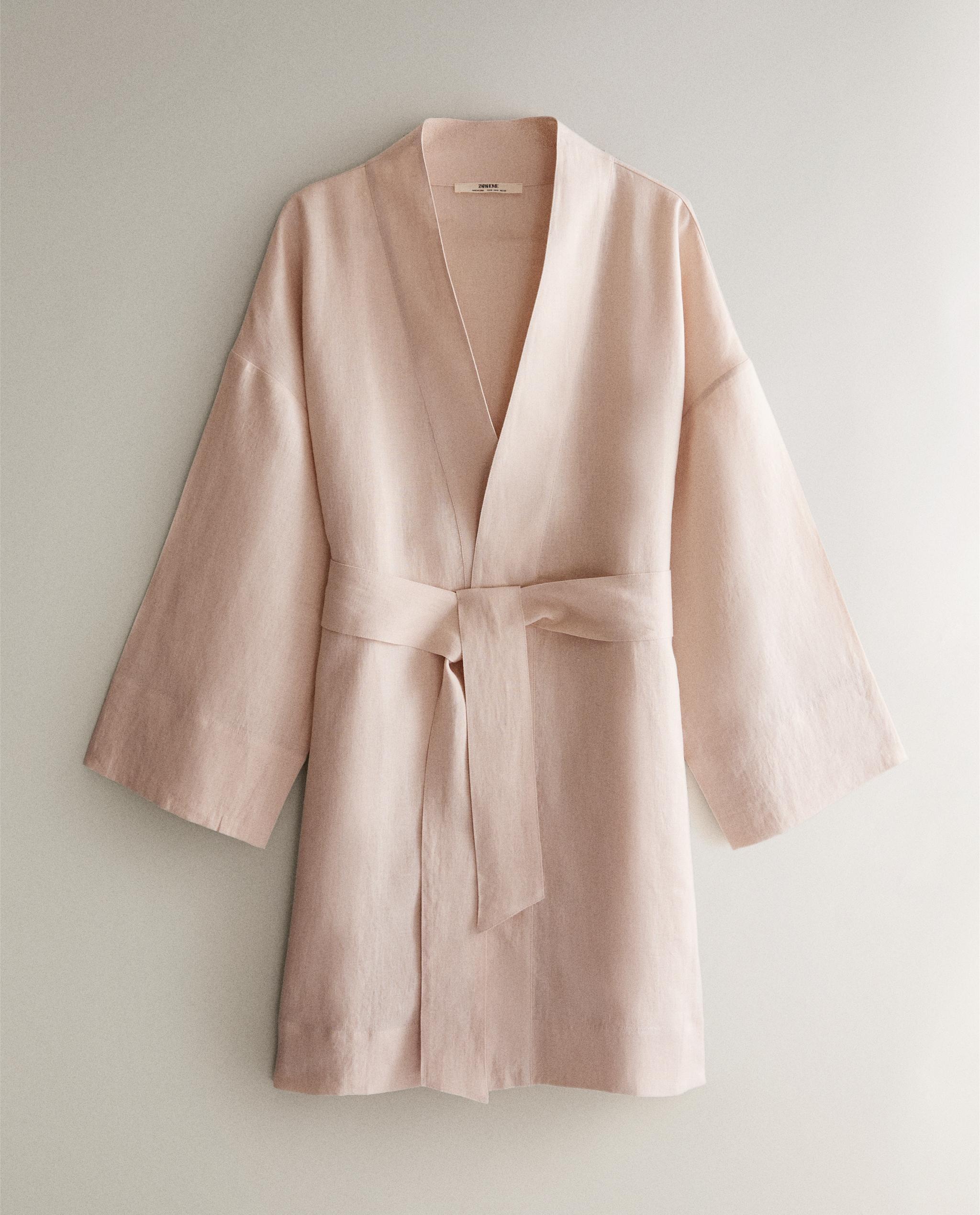 LINEN DRESSING GOWN product thumbnail 3