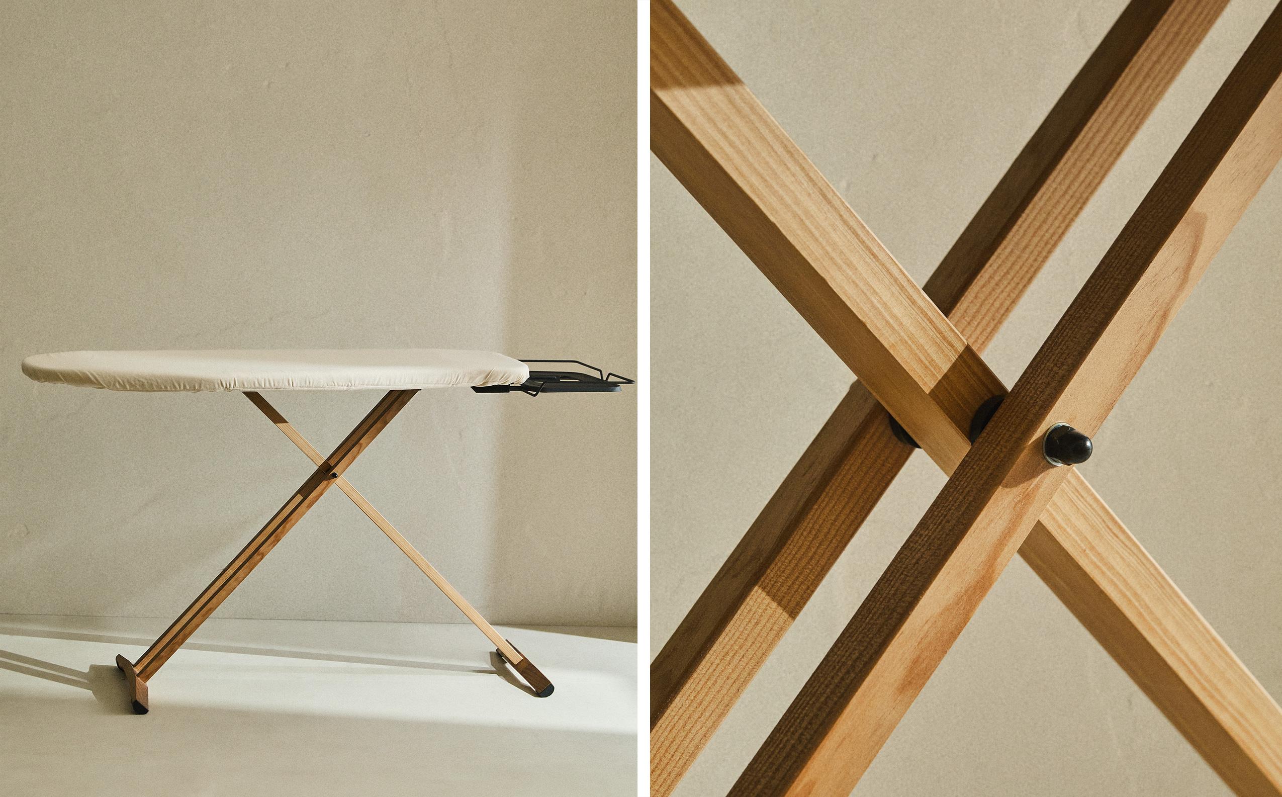 DL TABLA DE PLANCHAR MADERA, METAL Y FUNDA TEXTIL
