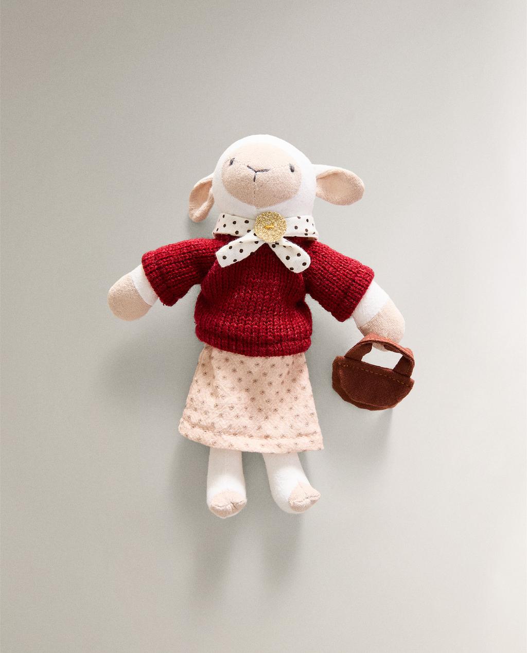 CHILDREN’S SHEEP FAMILY PLUSH TOY SET (SET OF 3)