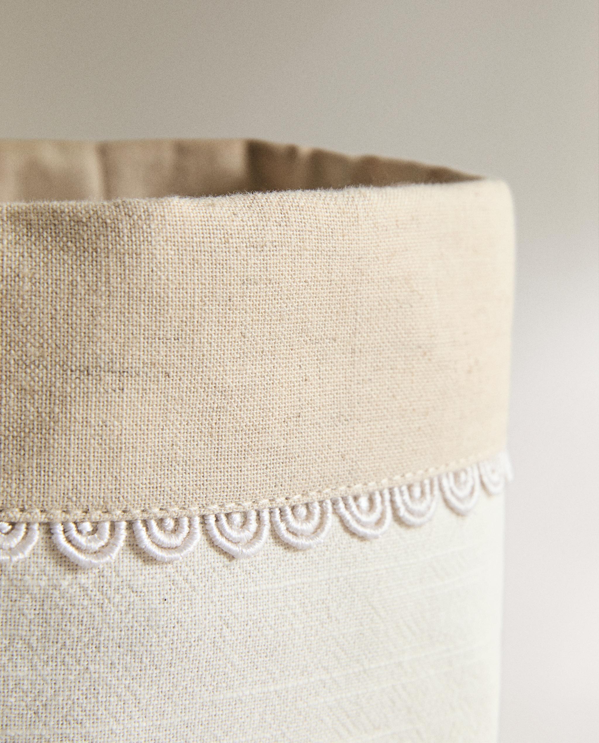 BREAD BASKET WITH LACE TRIM product thumbnail 7