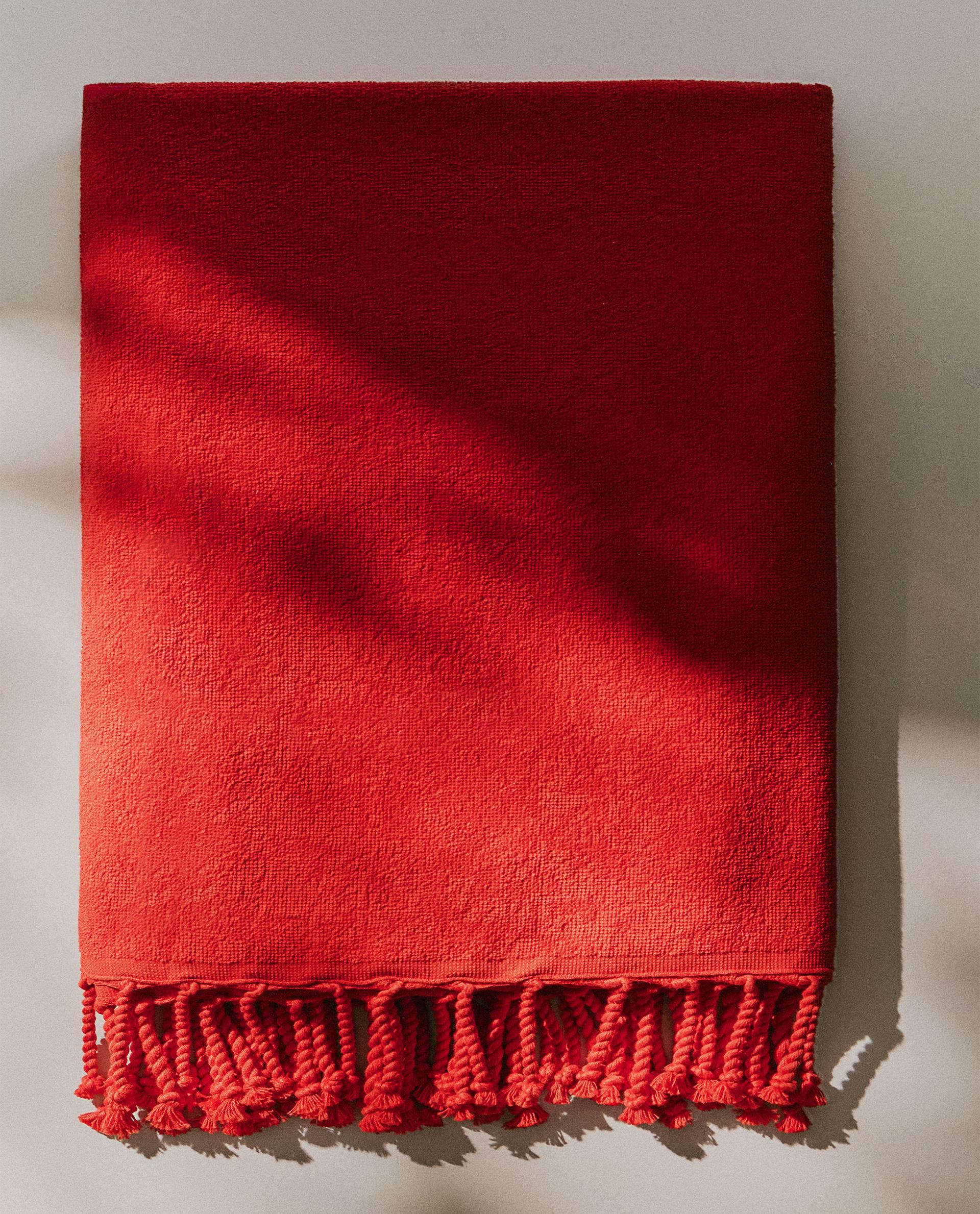 PAMUČNI RUČNIK ZA PLAŽU S RESAMA PAMUČNI RUČNIK ZA PLAŽU S RESAMA