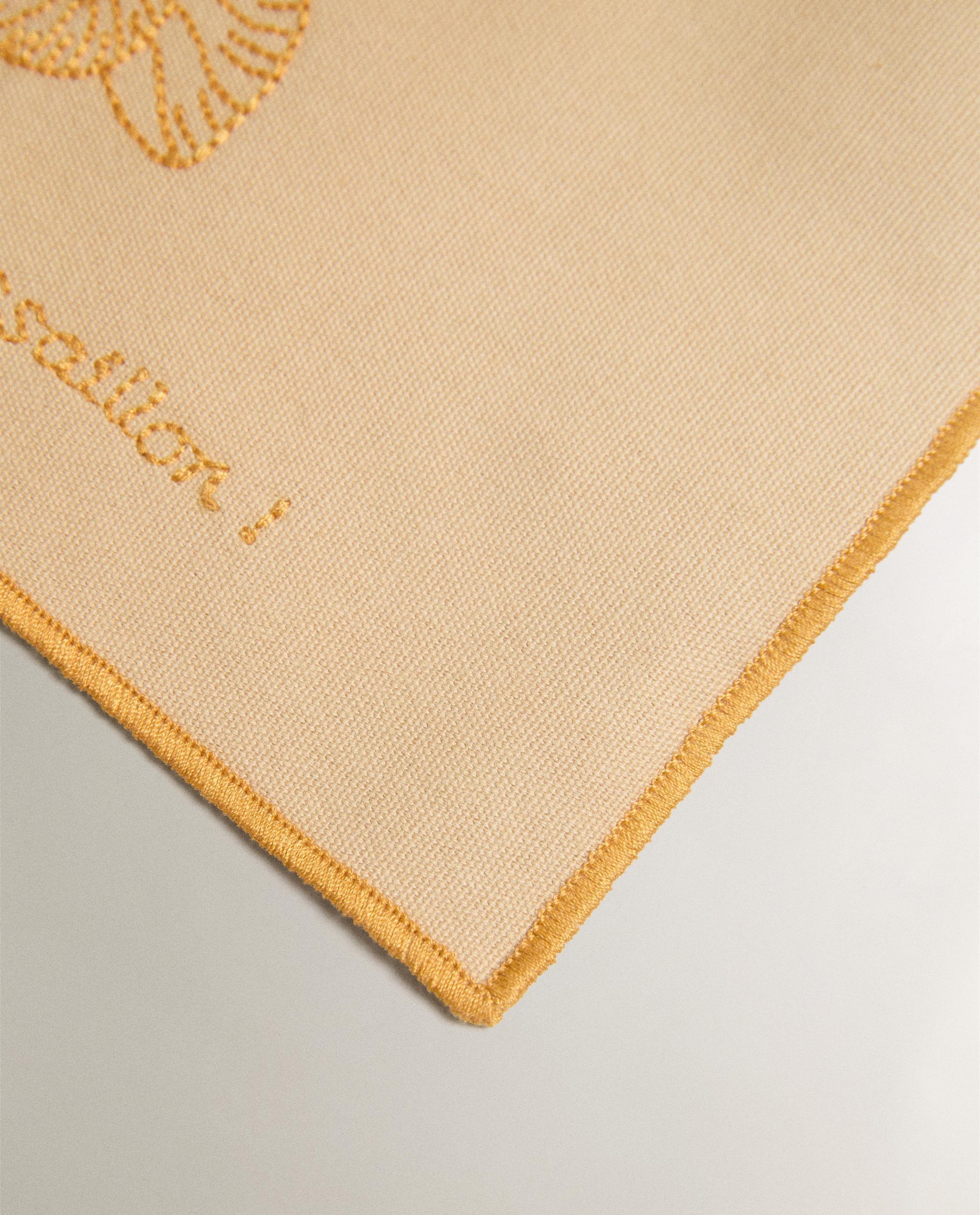 PACK OF EMBROIDERED MARINE COCKTAIL NAPKINS (PACK OF 4) product thumbnail 6