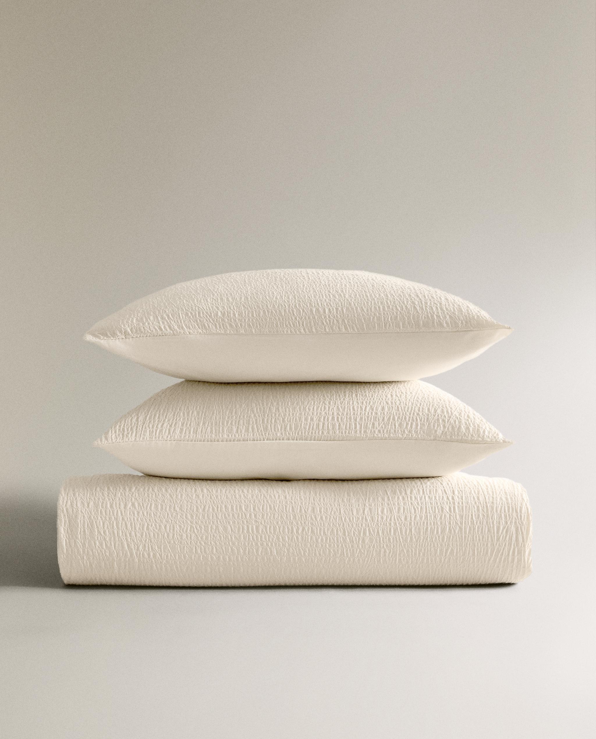 新品未使用　ZARA HOME 羽毛布団　ダウンデュべ リネン掛け布団カバー | Zara Home 日本/Japan