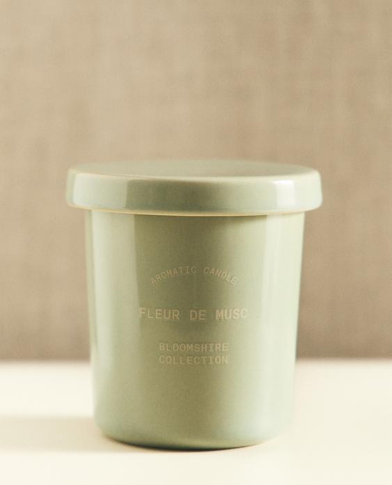 (170 G) FLEUR DE MUSC SCENTED CANDLE