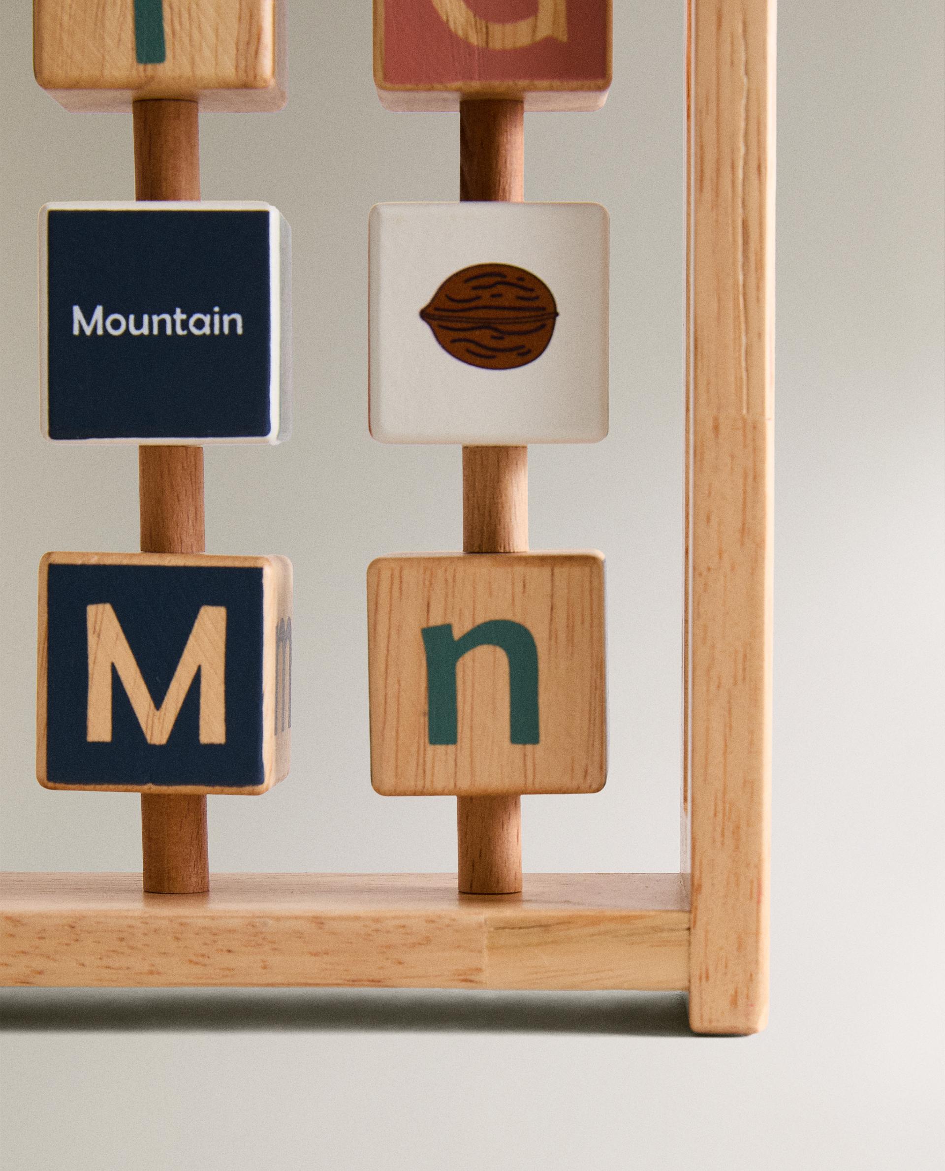 Childrens wooden alphabet blocks online