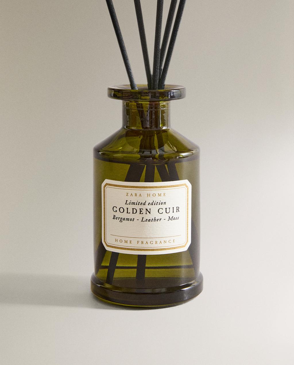 (100 ML) GOLDEN CUIR REED DIFFUSER