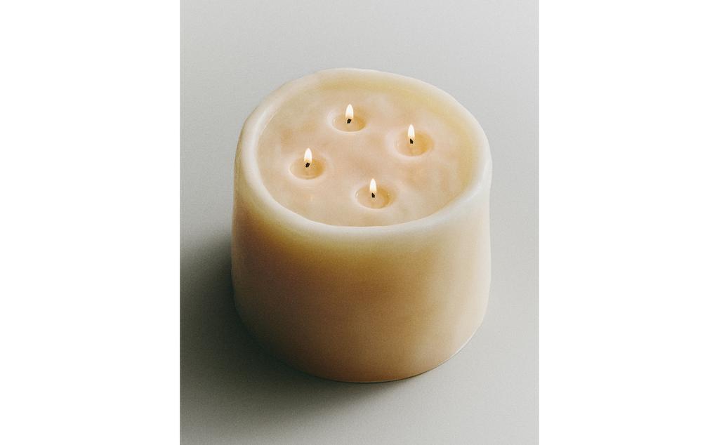 DECORATIVE BEIGE CANDLE DECORATIVE BEIGE CANDLE