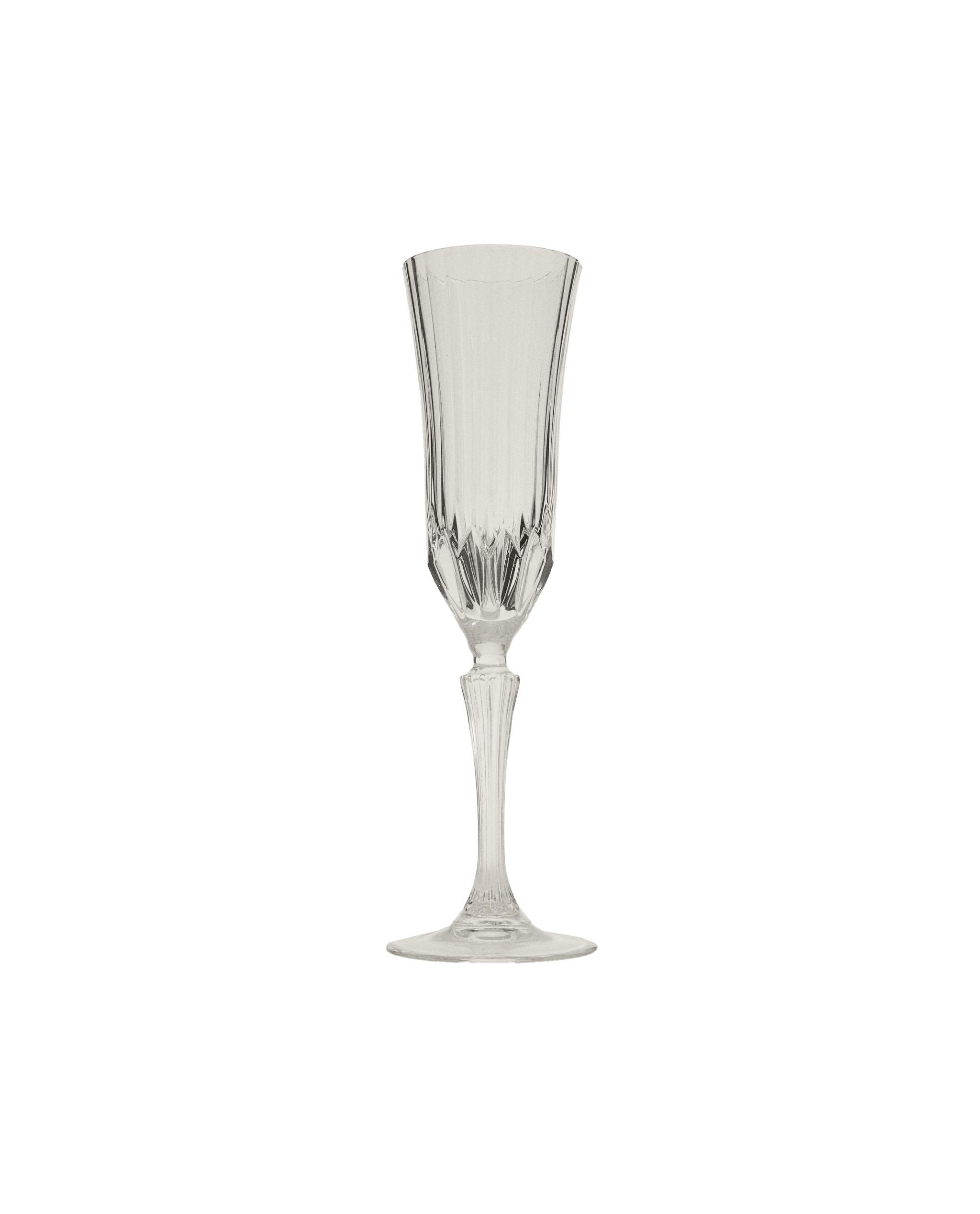 ENGRAVED-EFFECT CRYSTALLINE FLUTE GLASS product thumbnail 2