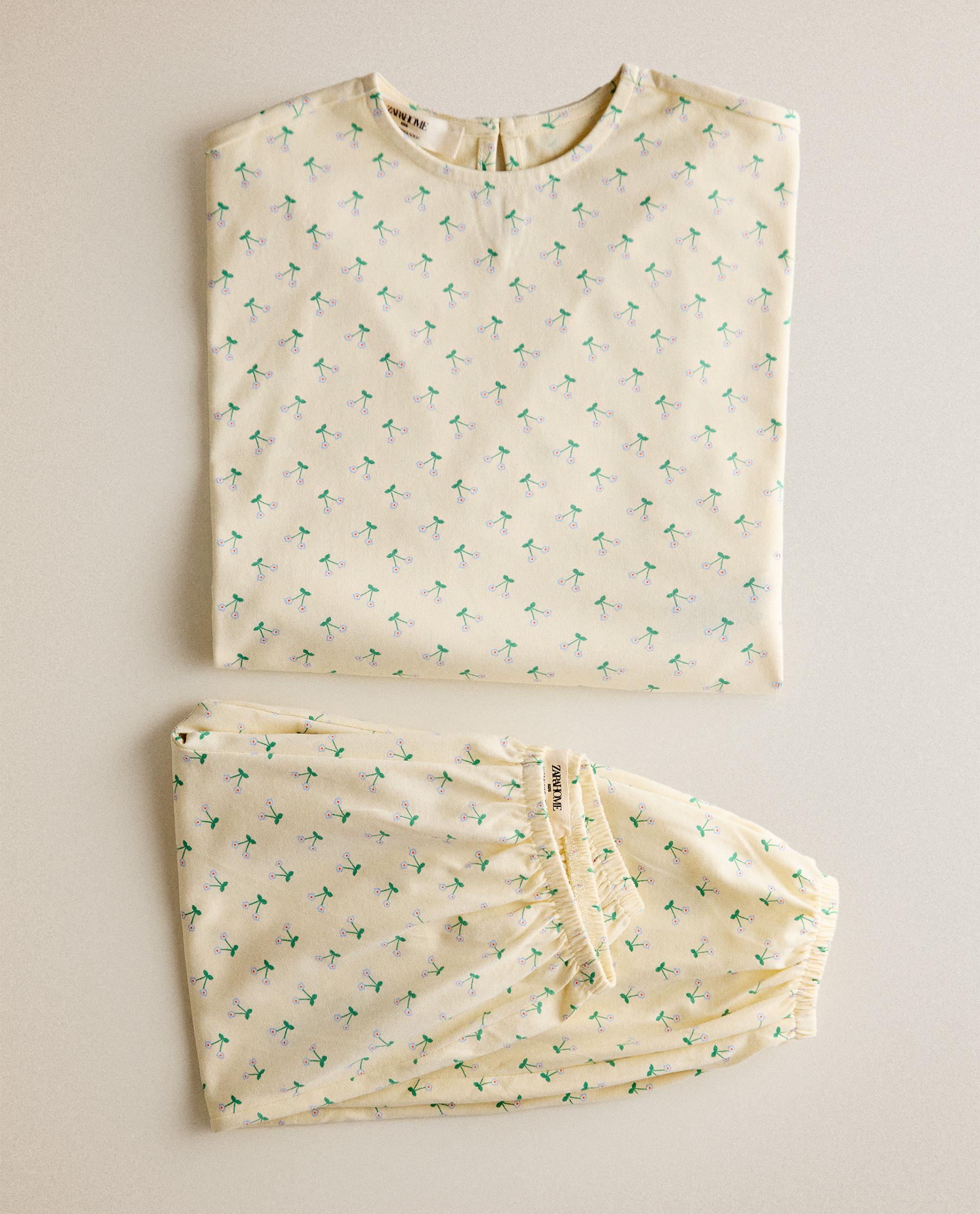 KIDS' FLORAL PYJAMAS product thumbnail 5