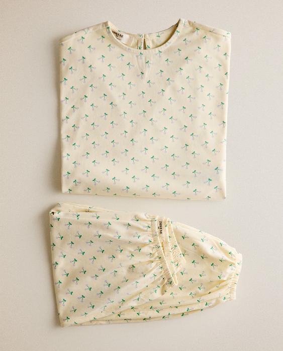 PIJAMA INFANTIL FLORECITAS