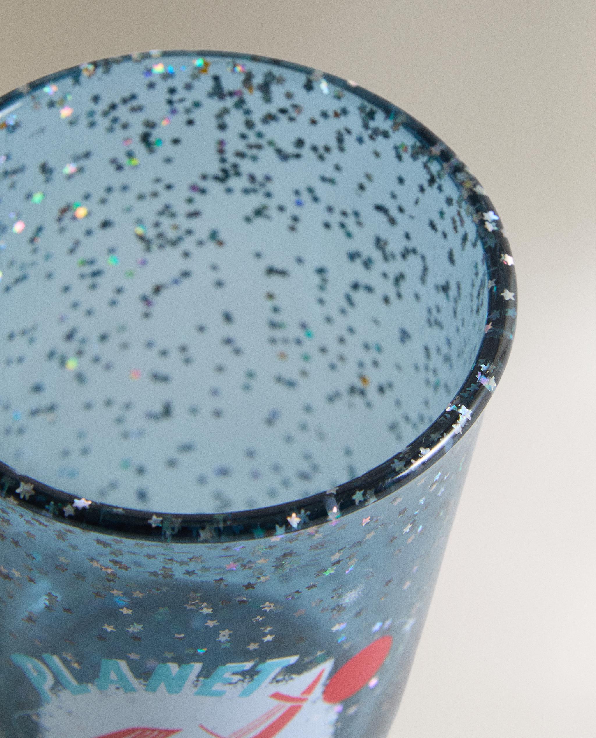 CHILDREN'S GLITTER TRITAN™ TUMBLER WITH STARS product thumbnail 5