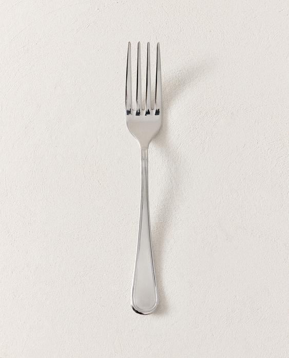 SHINY STEEL SERVING FORK SHINY STEEL SERVING FORK
