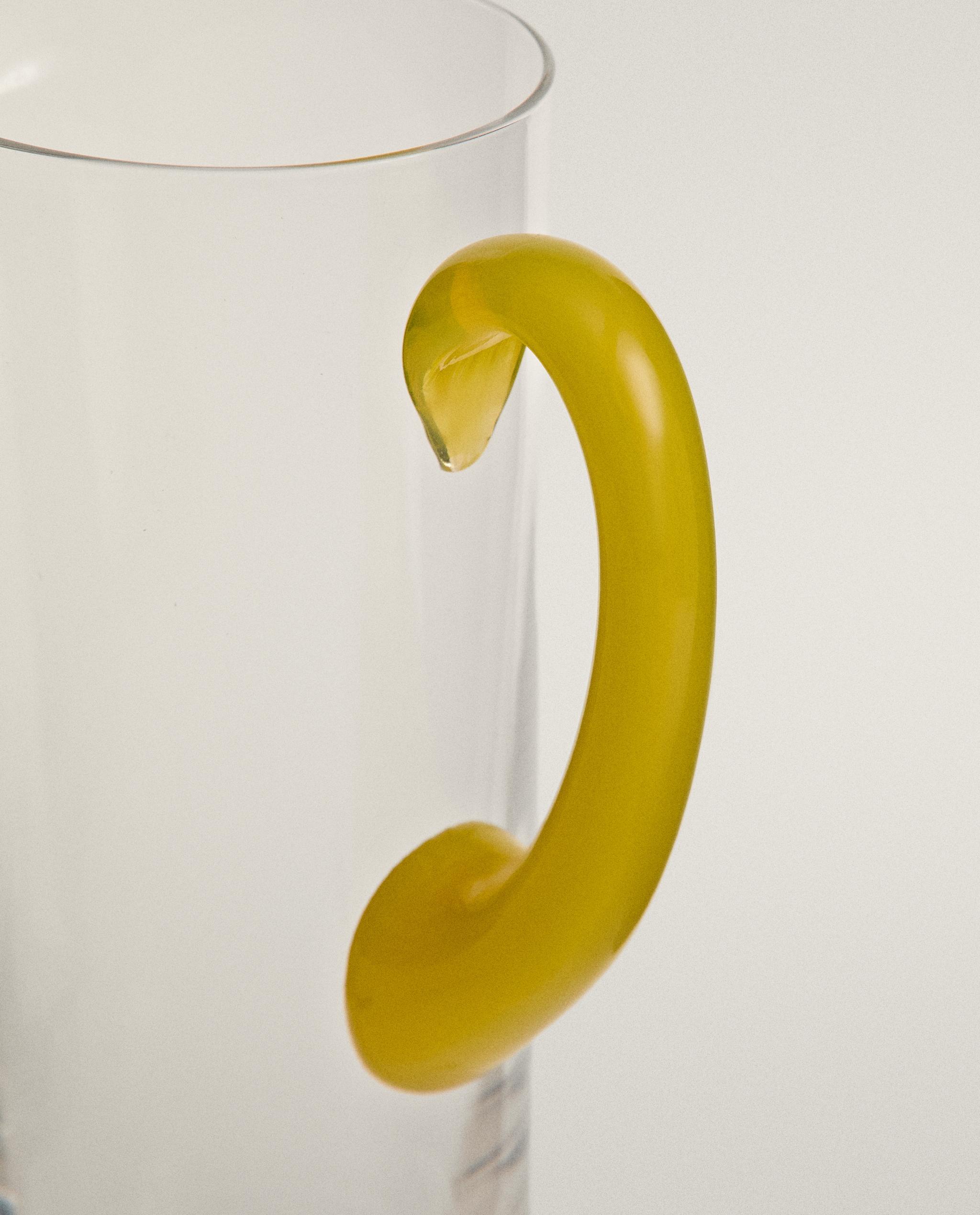 CRYSTALLINE JUG WITH COLOURED HANDLE product thumbnail 7
