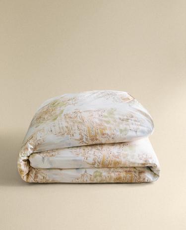 LANDSCAPE PRINT COTTON DUVET COVER