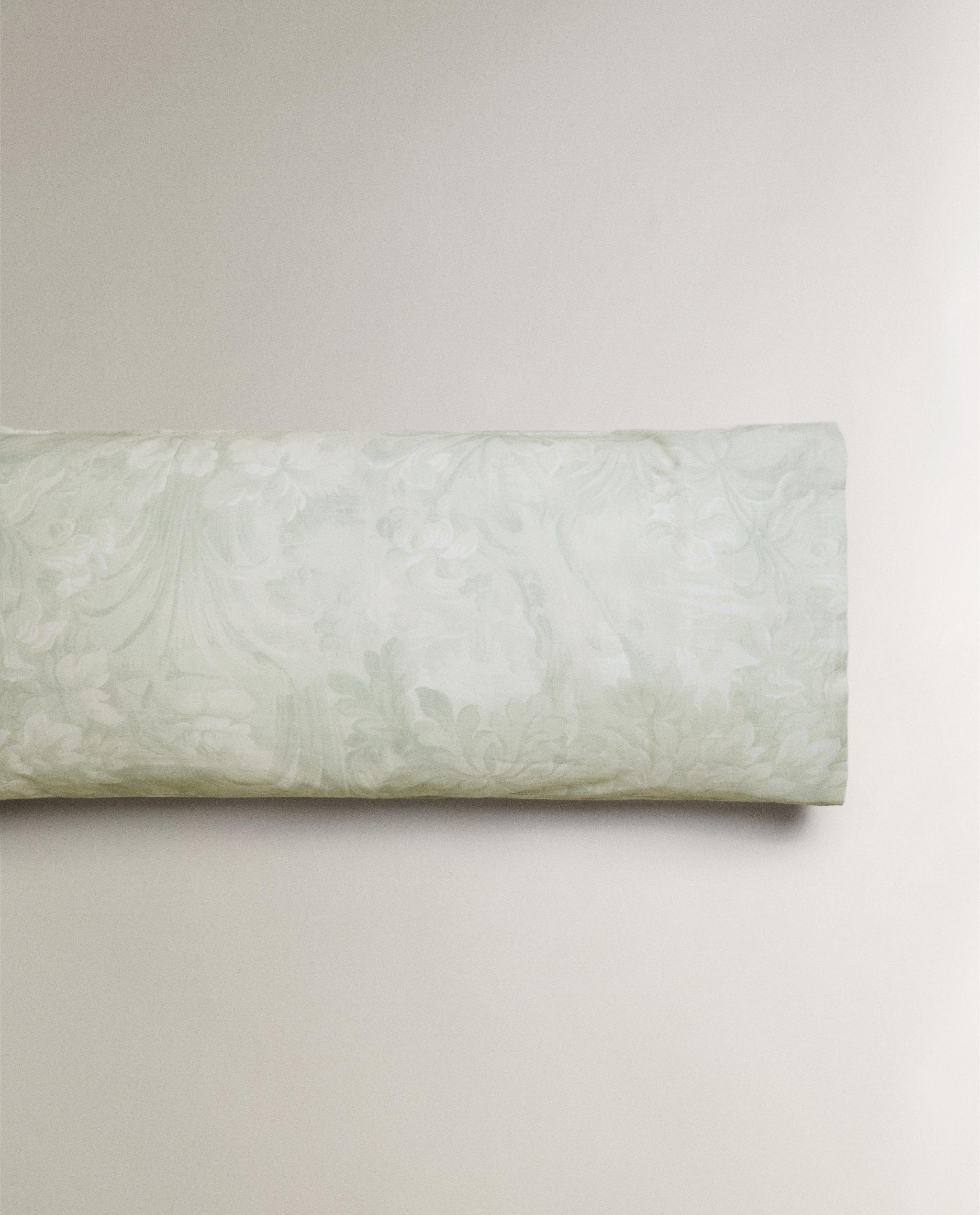 PILLOWCASE WITH FLORAL AND BRANCH PRINT product thumbnail 11