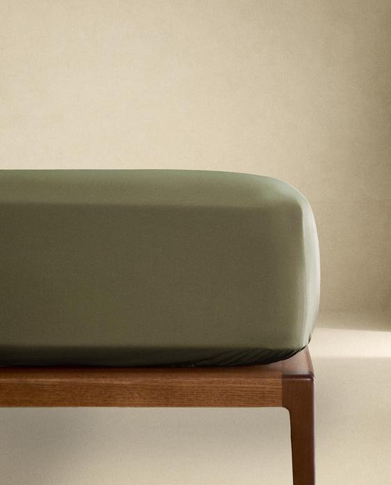 PERCALE FITTED SHEET | 30 CM HIGH (300 THREAD COUNT)