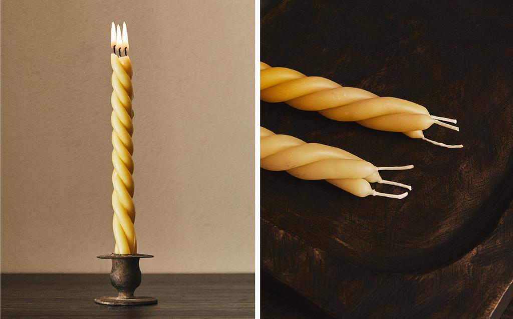 PACK OF BEESWAX CANDLES (PACK OF 2)