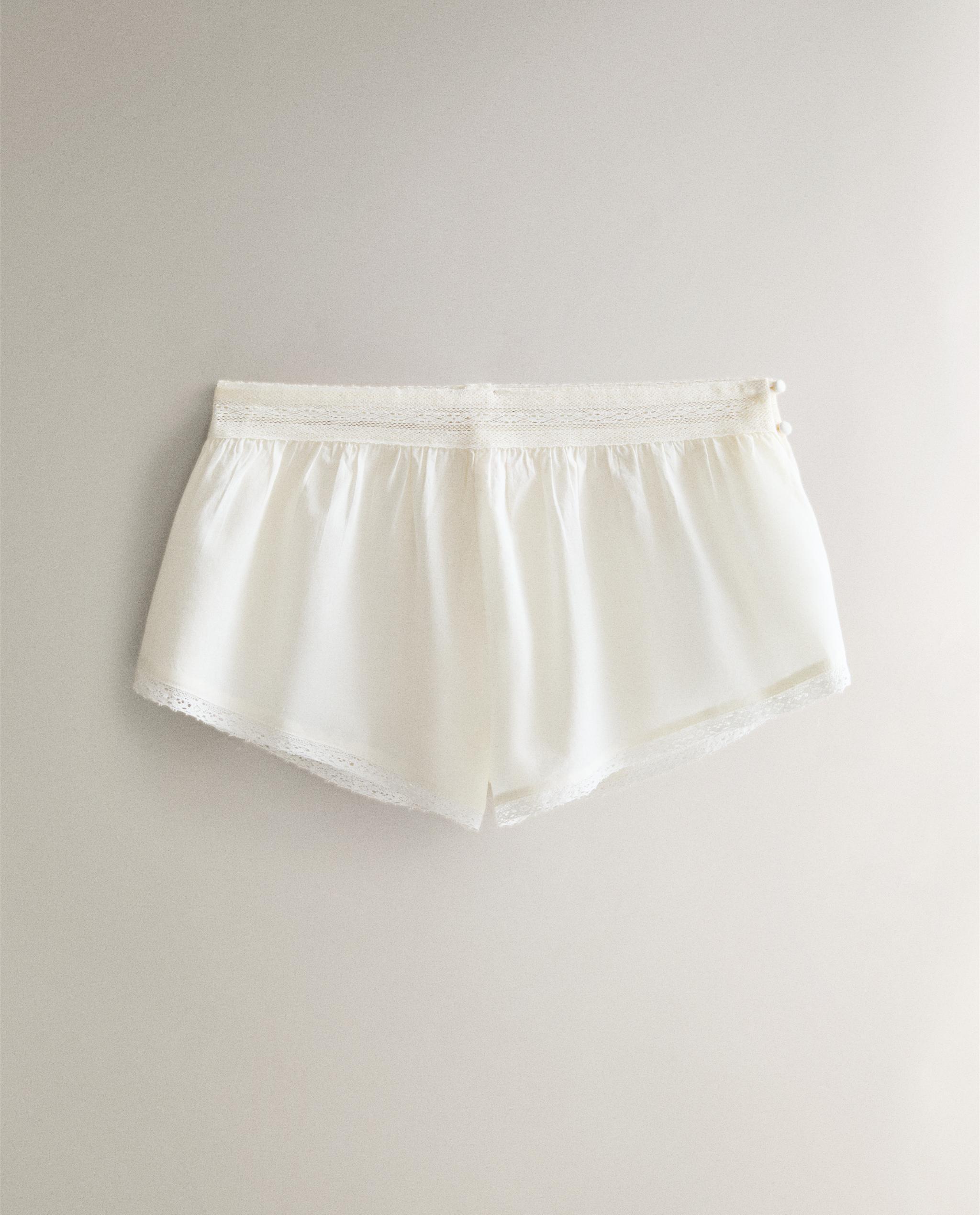 LACE CULOTTE SHORTS product thumbnail 4