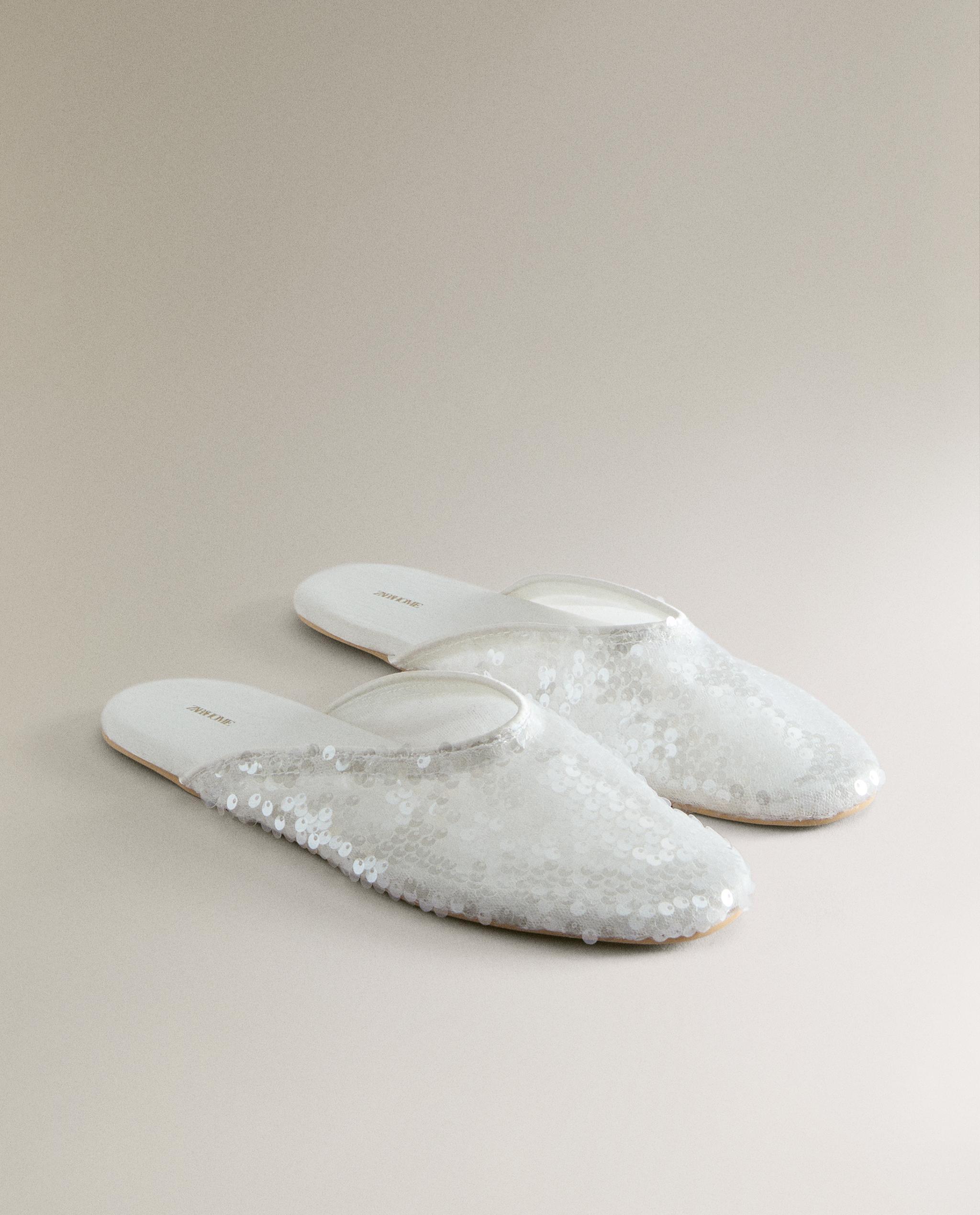 SEQUIN MULE SLIPPERS | Zara Home United States of America