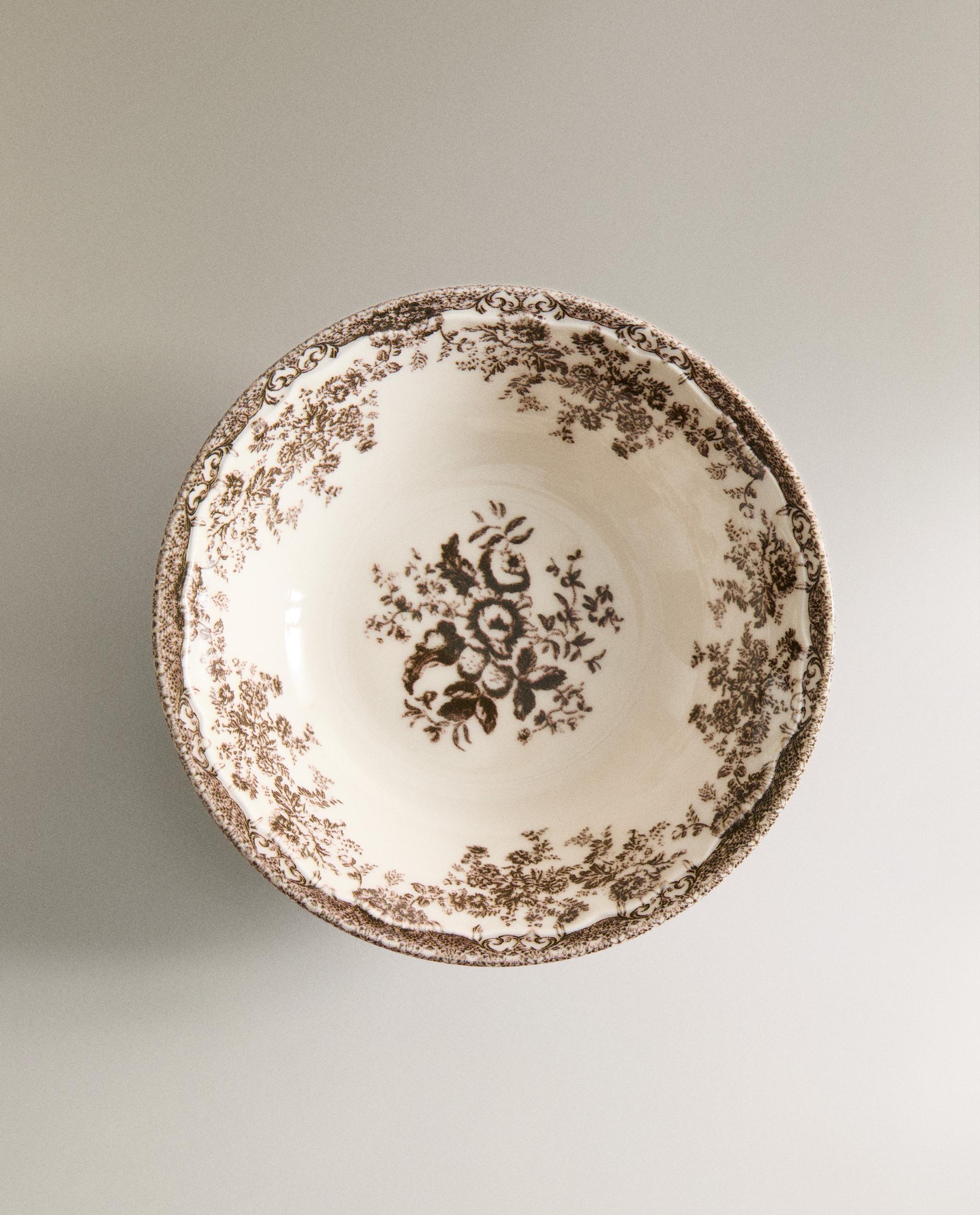 FLORAL EARTHENWARE BOWL product thumbnail 10