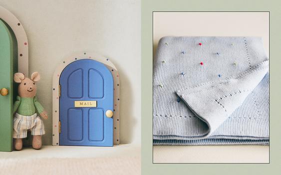 KIDS' MINI DOOR AND BLANKET