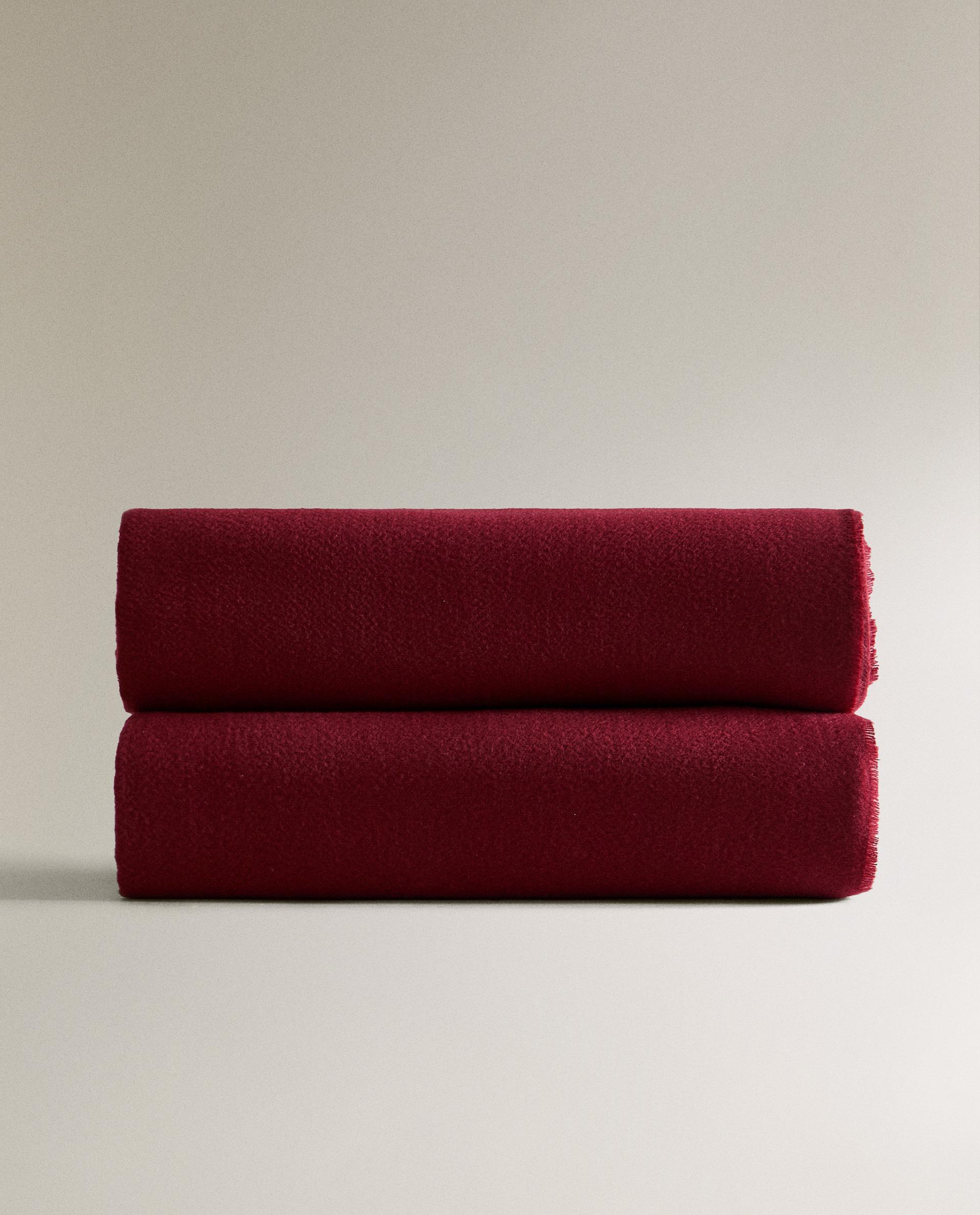 ZARA  ブランケット 毛布　グレー ZARA HOME ブランケット 毛布 ミディアムグレー - メルカリ