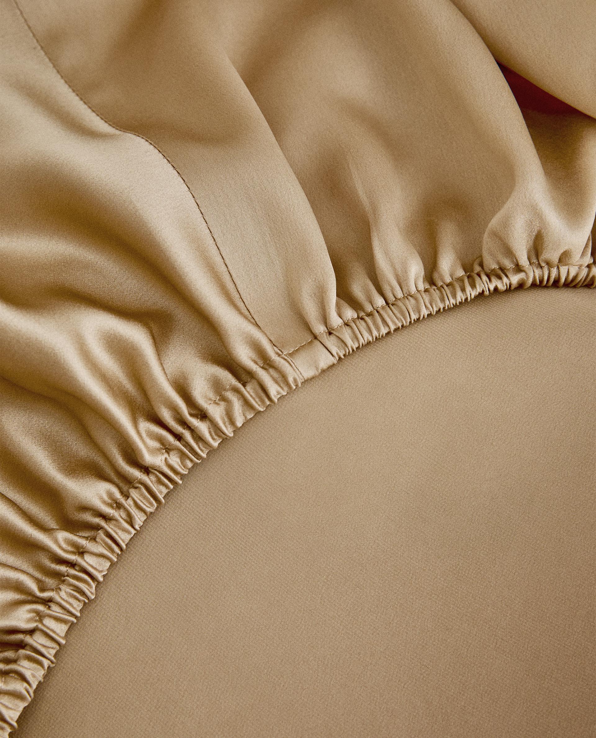 MULBERRY SILK FITTED SHEET | 30 CM HIGH product thumbnail 4