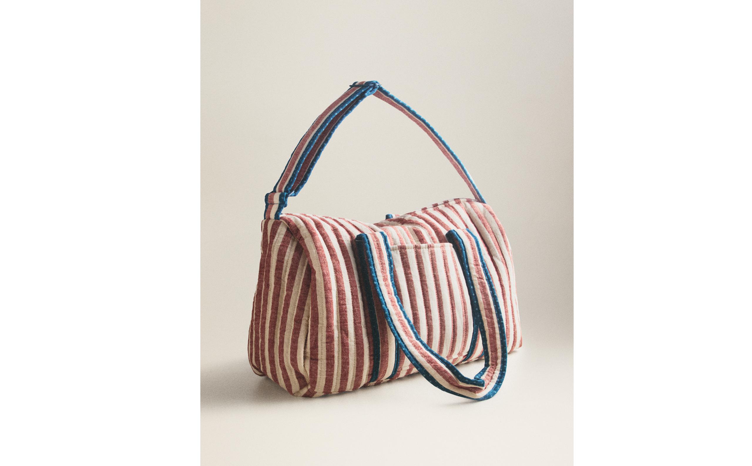 STRIPED MATERNITY BAG product thumbnail 2