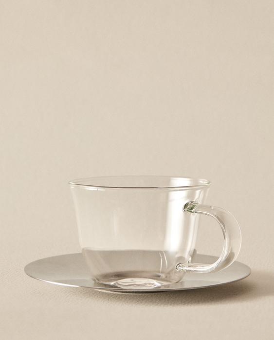 XÍCARA COM PRATO DE BOROSSILICATO XÍCARA COM PRATO DE BOROSSILICATO