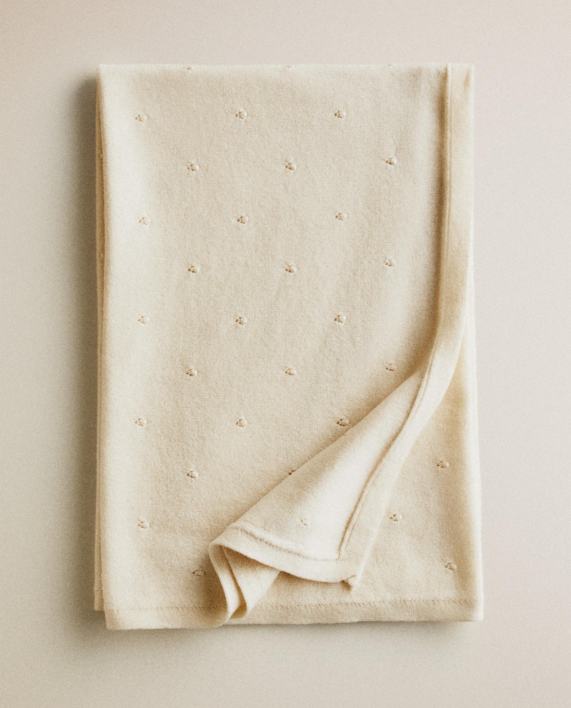 COUVERTURE BÉBÉ COTON POINTS COUVERTURE BÉBÉ COTON POINTS