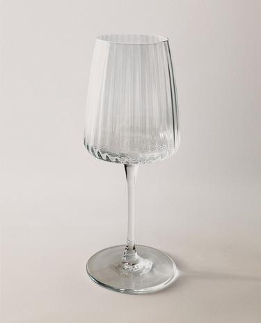 LARGE GLASS WITH LINES LARGE GLASS WITH LINES