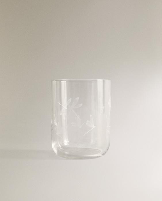 VERRE MOTIF LIBELLULE VERRE MOTIF LIBELLULE