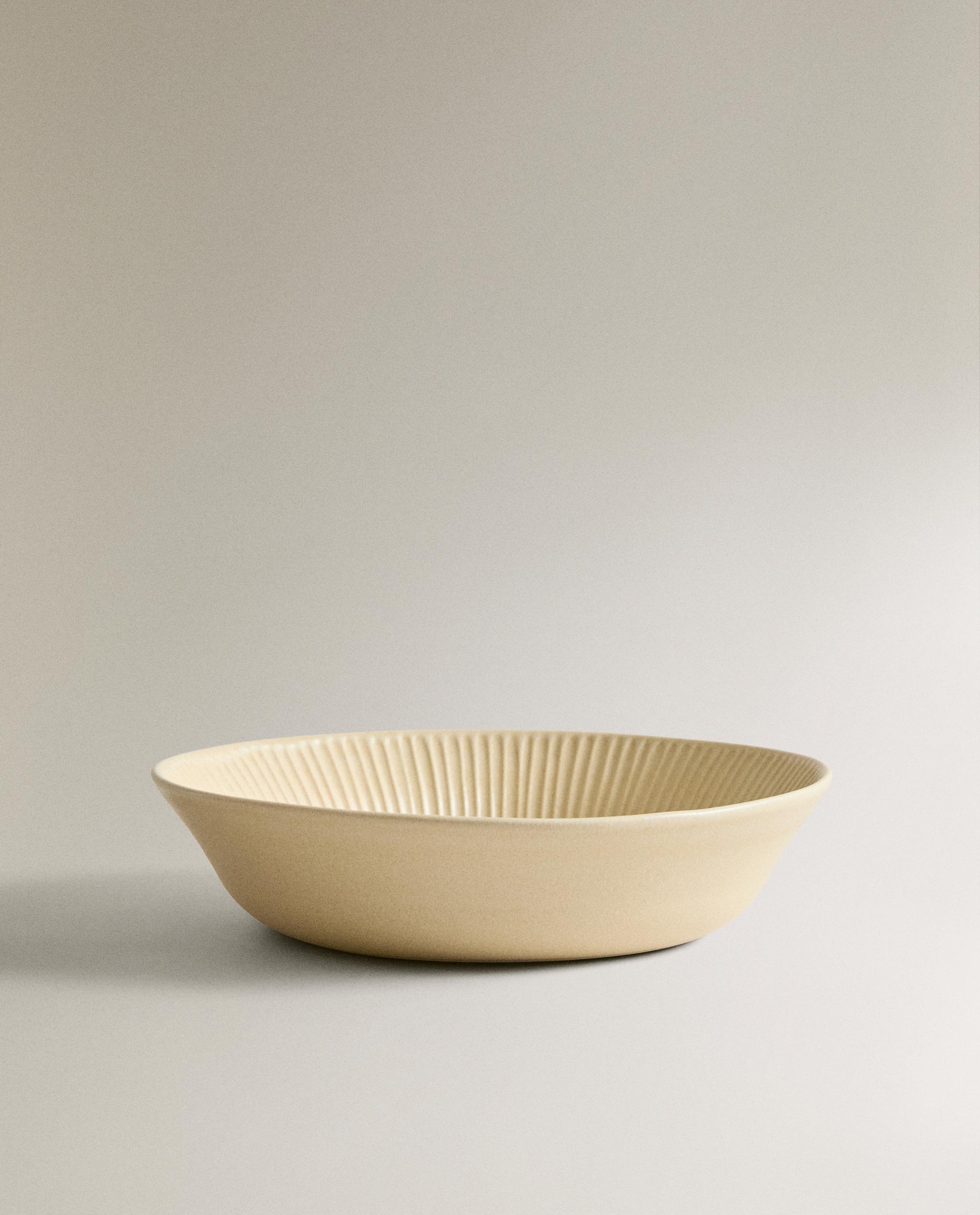 SCORED STONEWARE SOUP PLATE product thumbnail 3