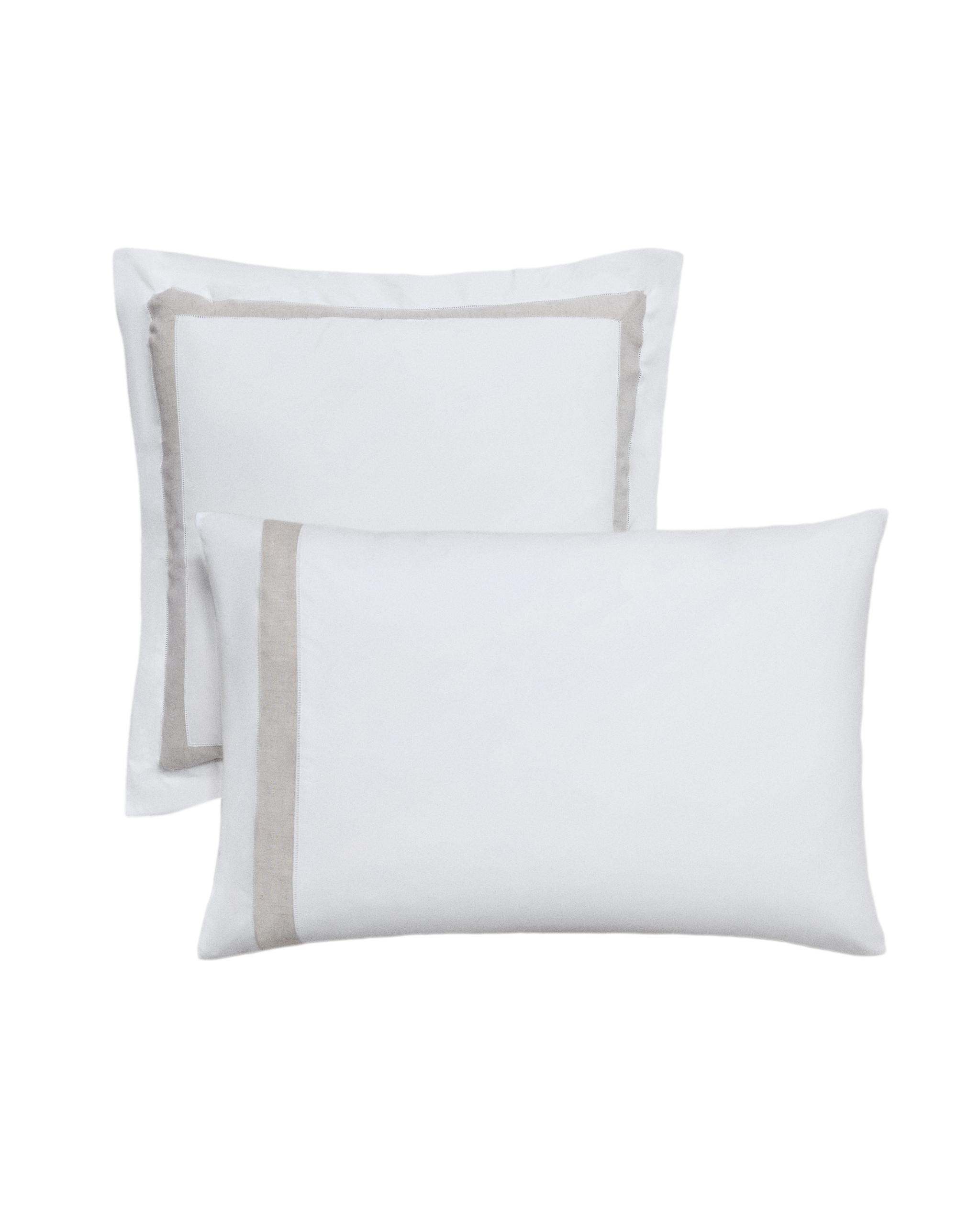 COTTON PILLOWCASE WITH LINEN BORDER product thumbnail 10