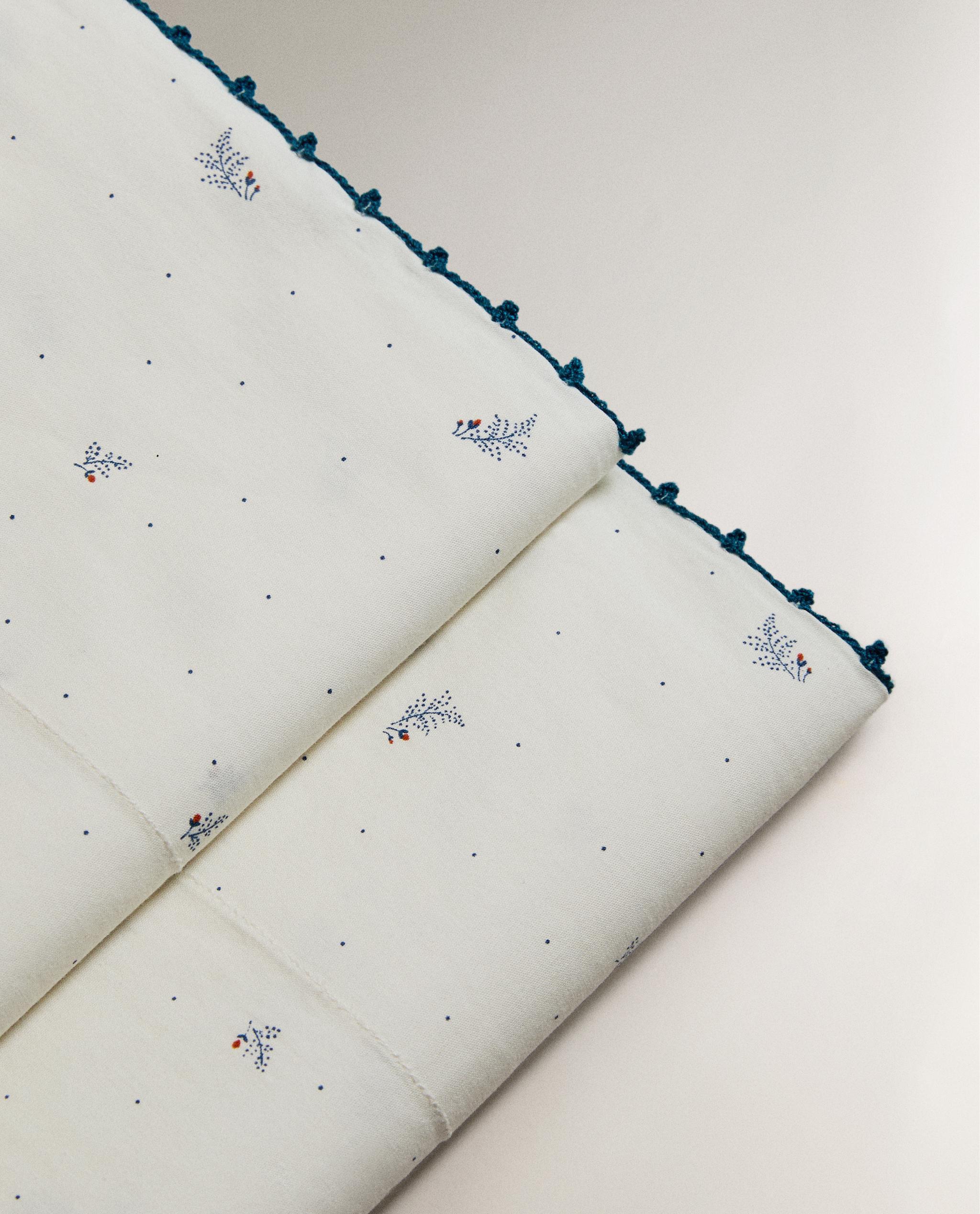 CHILDREN’S LEAF AND POLKA DOT COTTON FLAT SHEET product thumbnail 3