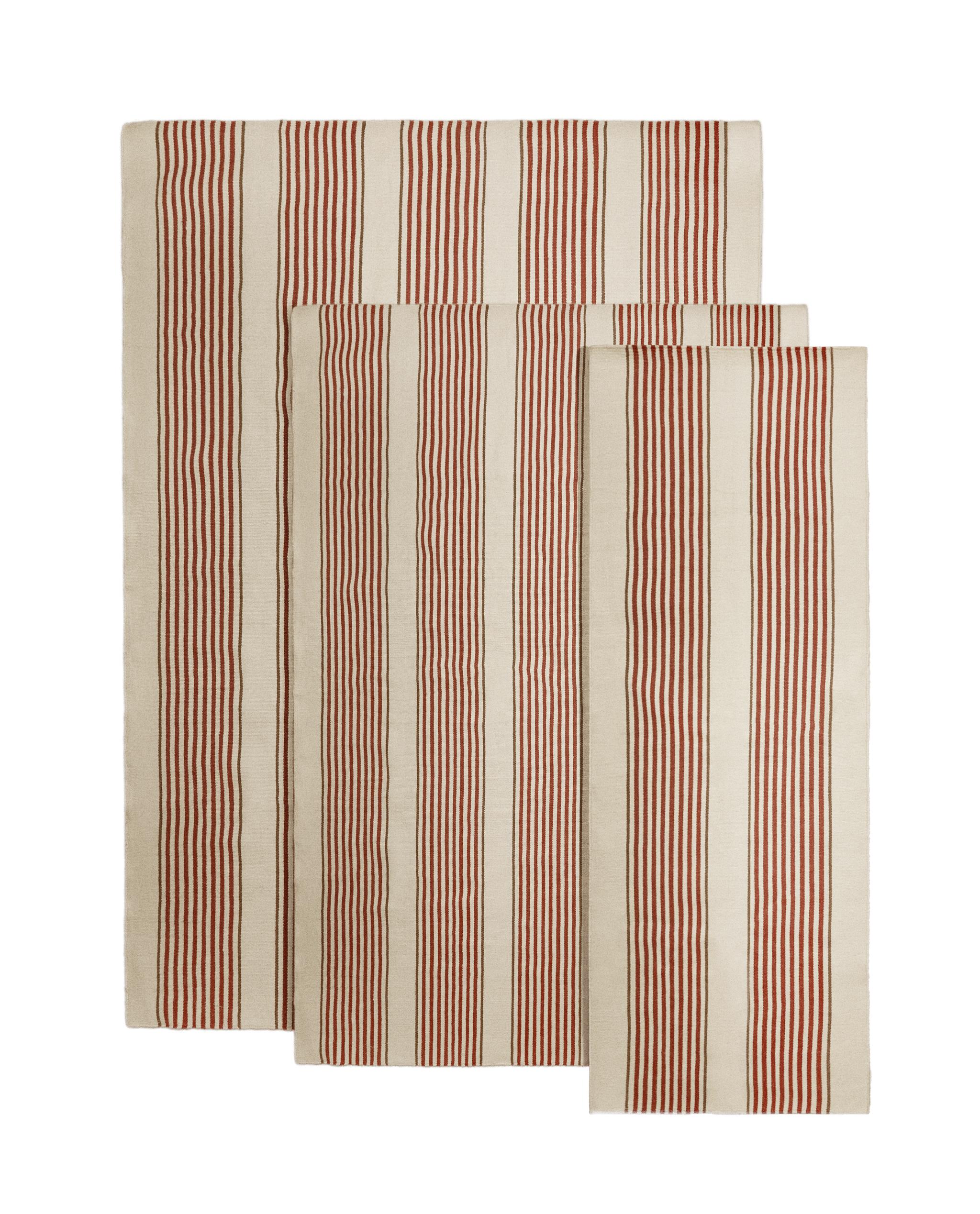 STRIPED COTTON AND JUTE RUG product thumbnail 8