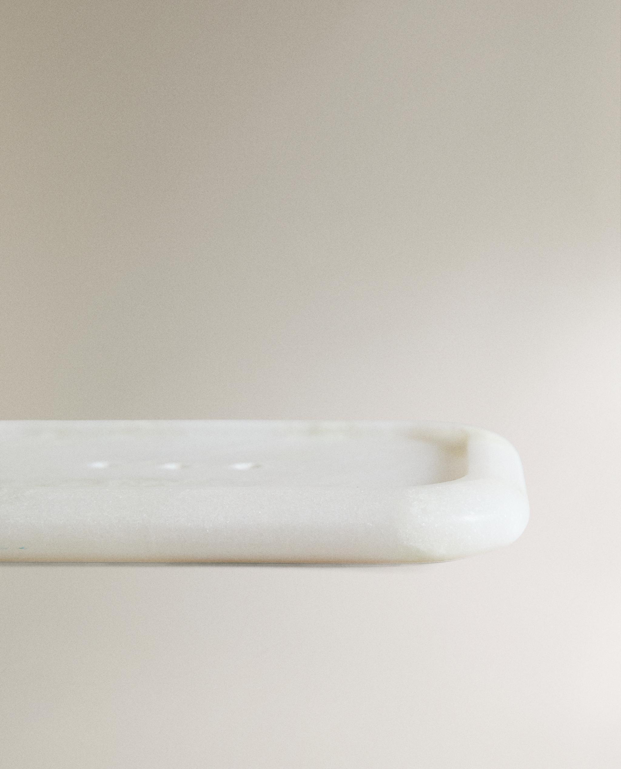 ホワイトマーブル バスルームソープディッシュ | Zara Home 日本/Japan
