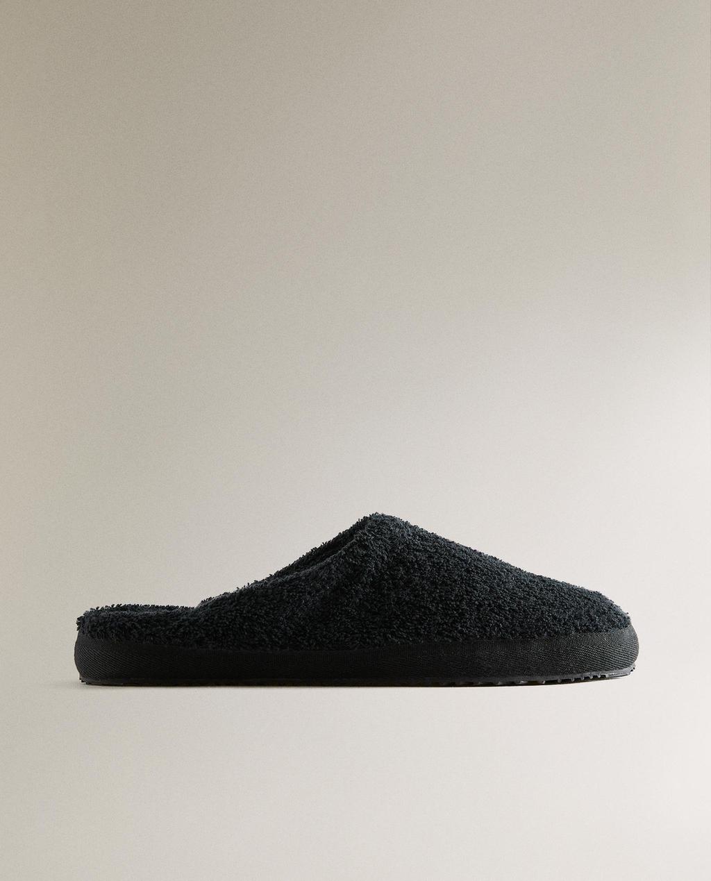 TERRY BATHROOM MULE SLIPPERS TERRY BATHROOM MULE SLIPPERS